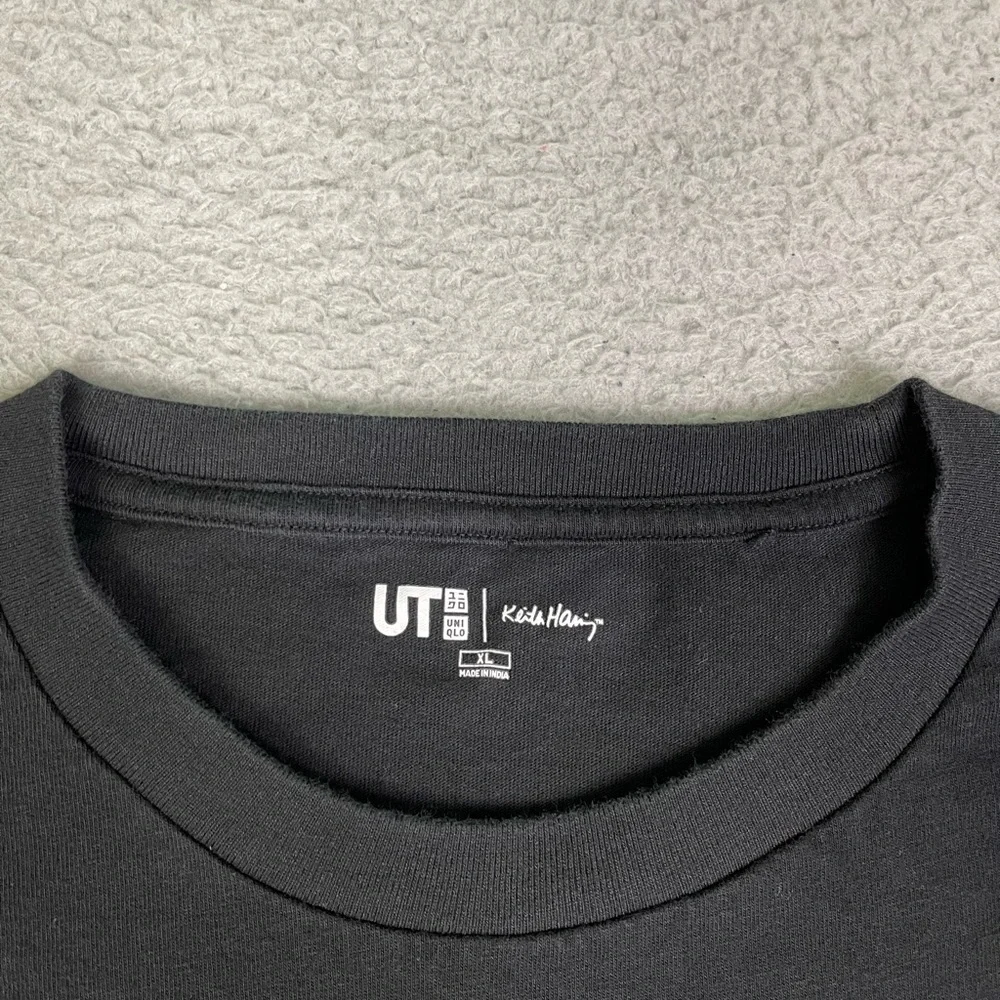 American Vintage Black and White Graphic Tee - Picture 3 of 4